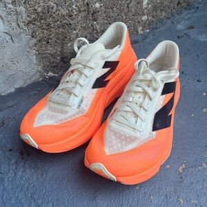 New Balance Orange and White Athletic Shoes